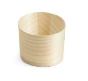 BAMBOO DISPOSABLE MINI SERVING CUP 4.5X4.5X4.5CM 60ML 50X12