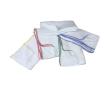 CLEANWORKS DISHCLOTHS WHITE WITH COLOURED EDGE