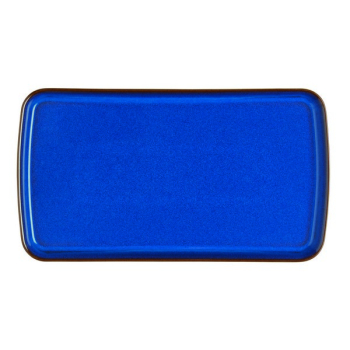 DENBY IMPERIAL BLUE SMALL RECT PLATTER 26X14.5CM