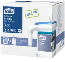 TORK REFLEX PORTABLE STARTER PACK INC. 1 BLUE ROLL M4