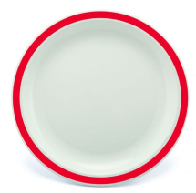 DUO PLATE LARGE 23CM RED 024/RED