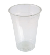 PLASTIC PINT GLASS DISPOSABLE CE MARKED TO BRIM RPET (HEAVY DUTY)