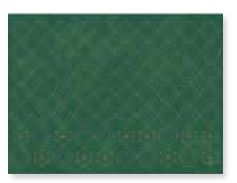 DUNI PAPER PLACEMAT 30X40CM GILDED STAR GREEN X1000