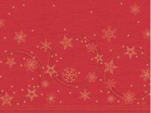 DUNI PAPER PLACEMAT 30X40CM STAR SHINE RED X1000