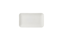 HARVEST NORSE WHITE RECT ORGANIC PLATE 10.6X6.3inch