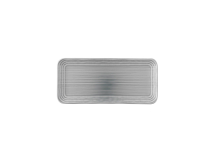 DUDSON MAKER'S COLLECTION HARVEST NORSE GREY RECTANGULAR PLATE 13.6X6.1inch