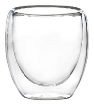 GENWARE DOUBLE WALLED ESPRESSO GLASS 3.5OZ/100ML