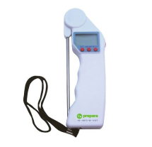 EASYTEMP THERMOMETER WHITE FOLD AWAY PROBE WITH 1XBATTERY