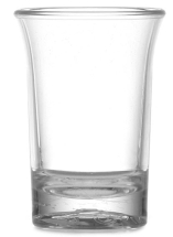 ELITE PREMIUM POLYCARBONATE SHOT GLASS 0.8OZ/25ML LINED CE