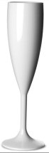 ELITE PREMIUM WHITE POLYCARBONATE FLUTE GLASS 6.6OZ/180ML