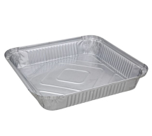 FOIL CONTAINER NO.9 SHALLOW SQUARE 230 X 230 X 38MM