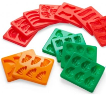 FOOD MOULD SILICONE SET - 12 MOULDS INCLUDED