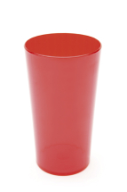 10OZ FLUTED TUMBLER RED