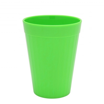 HARFIELD POLYCARBONATE LIME FLUTED TUMBLER GLASS 7OZ/200ML