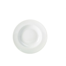 GENWARE WHITE PORCELAIN SOUP PLATE/PASTA DISH 16OZ