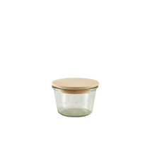 WECK JAR WITH WOODEN LID 37CL /13OZ (DIA)