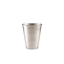 GENWARE BEADED STAINLESS STEEL SERVING CUP 38CL/13.4OZ