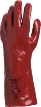 GAUNTLET GLOVES RED 14inch XL X1 SIZE 10 EXTRA LARGE DF057