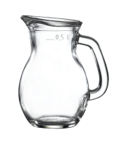 CLASSIC GLASS JUG 0.5LTR 17OZ