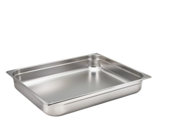 GASTRONORM PAN 2/1 STAINLESS STEEL 100MM DEPTH