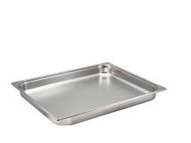 GASTRONORM PAN 2/1 STAINLESS STEEL 65MM DEPTH