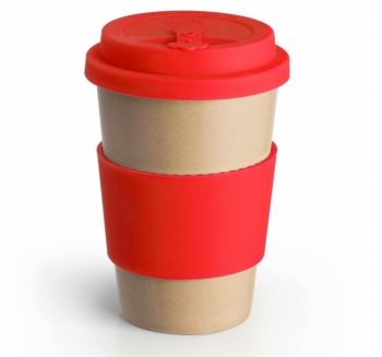 ECO TO GO HUSK CUP RED 14OZ X36