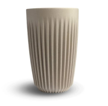 HUSKEE LARGE CUP NATURAL 340ML 13.2CM HIGH X 8.7CM