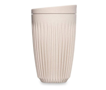 HUSKEE LARGE CUP&LID NATURAL 340ML 15CM HIGH X 8.7CM
