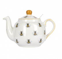 LONDON POTTERY FARMHOUSE BEE TEAPOT AND INFUSER 4 CUP