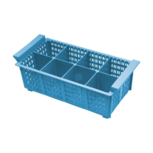 CUTLERY BASKET 8 COMPARTMENTS BLUE 454 X 192MM FOR DISHWASHER