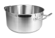 STAINLESS STEEL CASSEROLE PAN 12.9LTR 32CM DIA (NO LID)