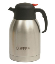 VACUUM JUG COFFEE INSCRIBED 2 LTR STAINLESS STEEL