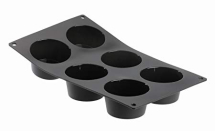 DEBUYER 6 MUFFIN MOULD NON STICK 72MM DIA X 30MM