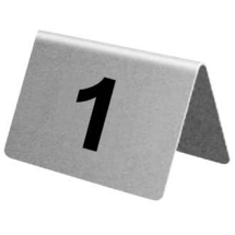 TABLE NUMBERS STAINLESS STEEL 1 - 10 *CLEARANCE*
