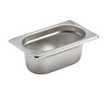 STAINLESS STEEL 1/9 GASTRONORM PAN 65MM DEEP