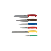 6 PIECE COLOUR CODED KNIFE SET & WALLET