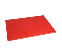 LOW DENSITY COLOUR CODED CHOPPING BOARD RED 10X450X300