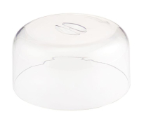 CLEAR SAN LID RECESSED HANDLE 270X117MM