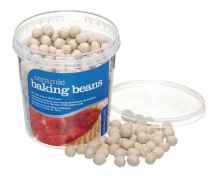 CERAMIC BAKING BEANS WITH TUB 500GR