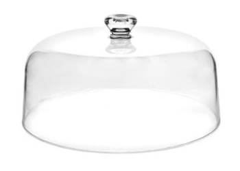 UTOPIA CLEAR POLYCARBONATE CAKE DOME 11Inch