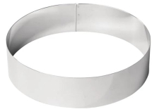DEBUYER S/S MOUSSE RING 240X60MM  GM374