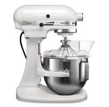 KITCHENAID K5 COMMERCIAL MIXER WITH BOWL WHITE 4.8LTR