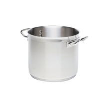 STAINLESS STEEL STOCKPOT 24LTR 34CM DIA (NO LID)
