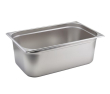 STAINLESS STEEL GASTRONORM PAN GN 1/1 200MM DEPTH