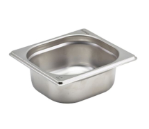 Stainless Steel GASTRONORM PAN GN 1/6 65MM DEEP