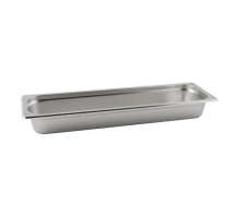 STAINLESS STEEL GASTRONORM PAN 2/4 65MM DEEP