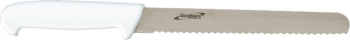 12Inch SLICING KNIFE WHITE (SERRATED)