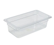 1/3 -POLYCARBONATE GN PAN 100MM CLEAR