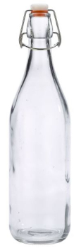 GENWARE GLASS SWING BOTTLE 17.6OZ/500ML