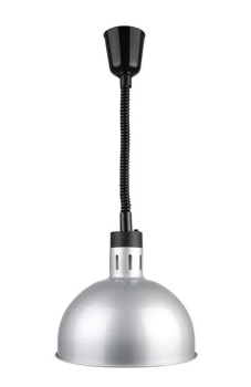 BUFFALO RETRACTABLE DOME HEAT LAMP SILVER 2.5KW
